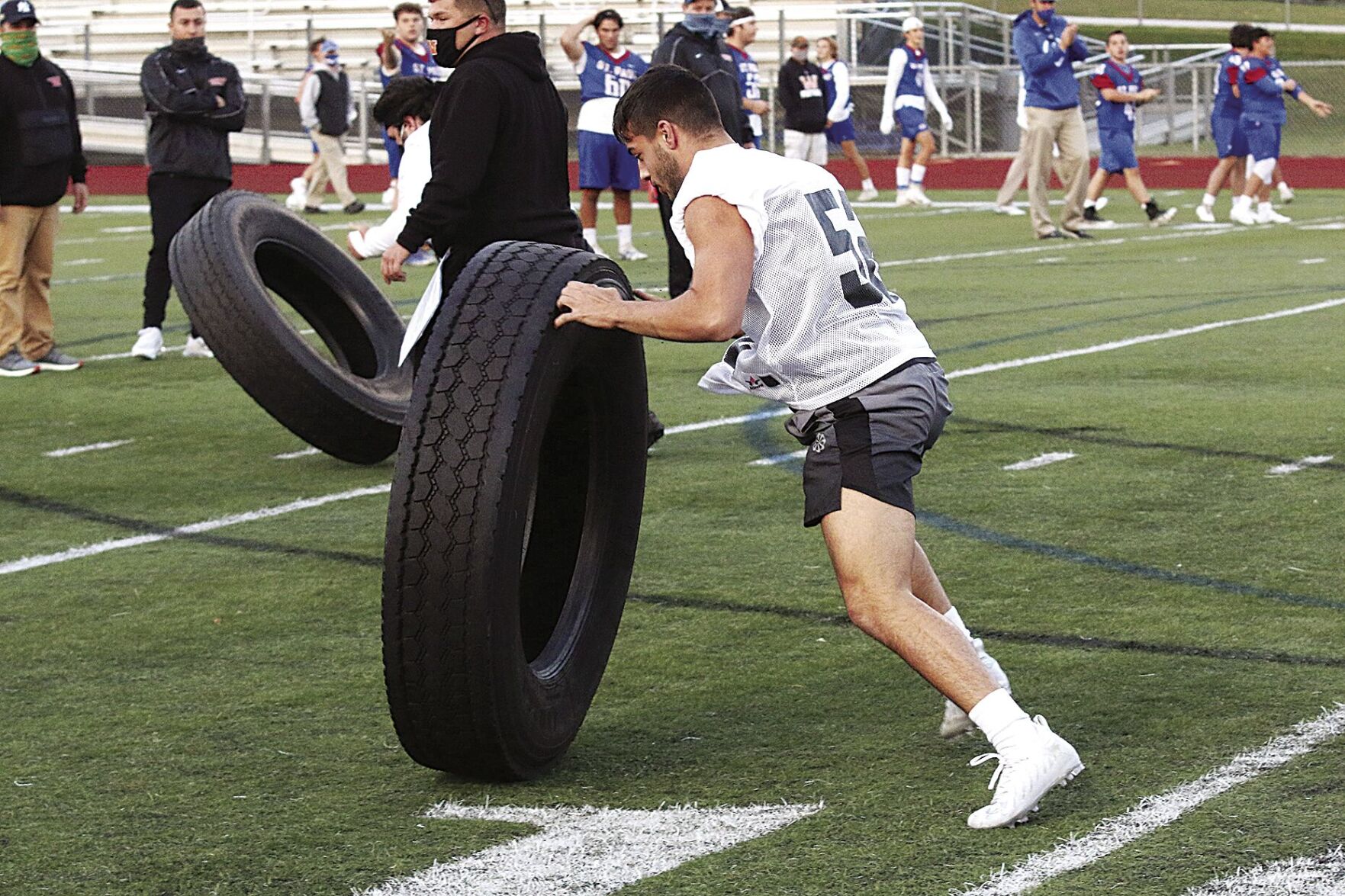Football is Back!!! (Sort Of): Indians Go Seven-on-Seven With St. Paul Catholic